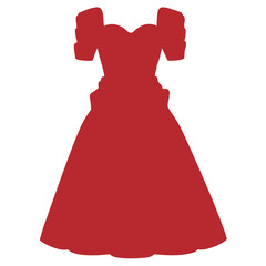 Charming Chic and Cute Dress Vector Illustrations for Fashion Enthusiasts and Design Projects