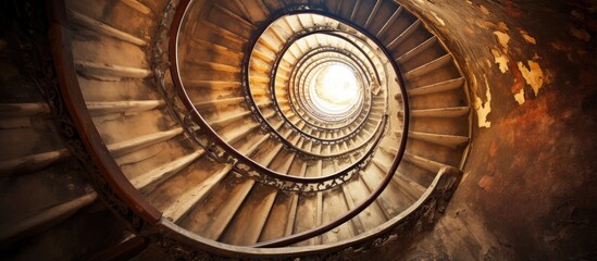 Ancient spiral stairs