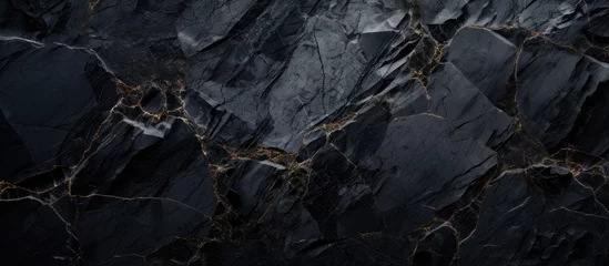 Foto op Canvas Background of black granite © HN Works