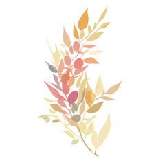 Nature's Elegance: An Exquisite Leaf Branch - Delicate Details in High-Resolution, Perfect for Design, Decor, and Digital Delights!