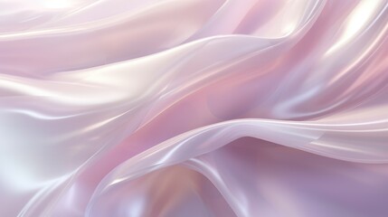Obraz premium pink silk fabric textile satin abstract background, ai