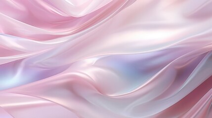 Obraz premium pink silk fabric textile satin abstract background, ai