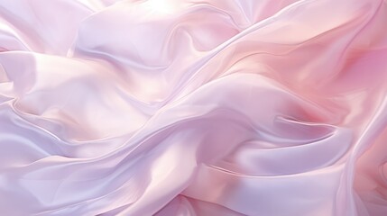 pink silk fabric textile satin abstract background, ai