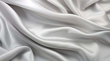 Obraz premium white satin fabric - generative ai