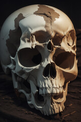 human skull
