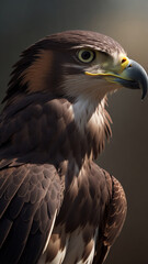 Naklejka premium red tailed hawk