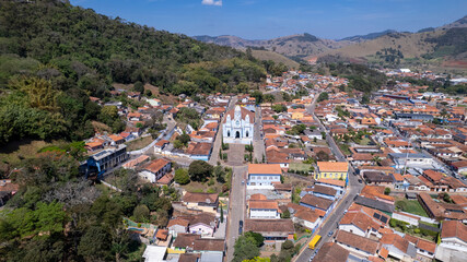 Igreja Matriz in Sao Bento do Sapucai, in the countryside of Sao Paulo. In Serra da Mantiqueira....