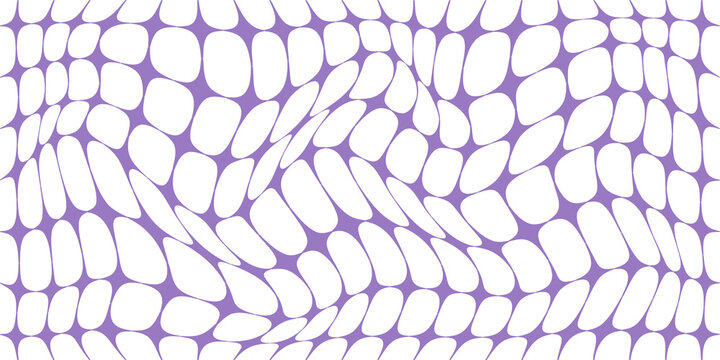 Y2k retro background. Cute checkerboard pattern. Psychedelic groovy wavy design. Funky 70s aesthetic wavy wallpaper.