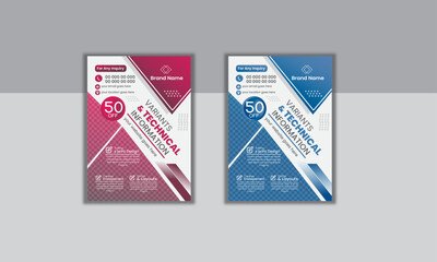 Title	
A modern business flyer 2 layout with gradient accents. Size: 8.2677 in x11.6929 in Multipurpose Add your own text and images Easy to use modern business flyer.