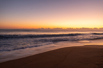 Sunrise at the beach on the East coast of Florida
