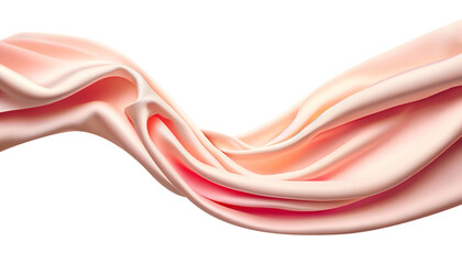 Smooth elegant pink silk or satin texture isolated.