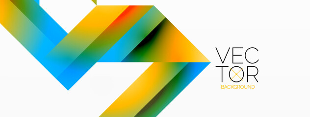 Geometric purity on white - lines, squares, triangles unite. Minimalist harmony in elegant simplicity