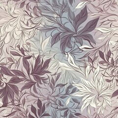 "Nature's Palette: Seamless Floral Patterns". Seamless pattern. ai generated.