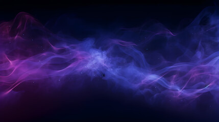 Purple and violet color abstract smoke on black background