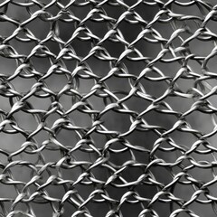 Seamless metal mesh texture
