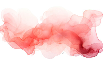 Watercolor Background, Abstract Wave Background, , Red, Orange Yellow, Pink, Rose Vector Illustration, transparent Background, isolated, png. AI generated	