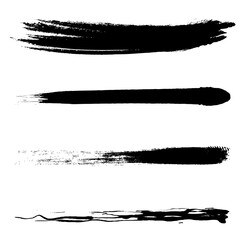 grunge brushes vector pack, different kinds of paint brushes