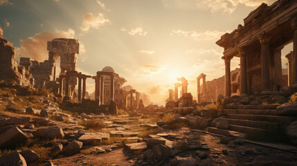 ruins of ancient city