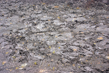 Solidified lava rock - Volcanoes National Park, Big Island, Hawaii