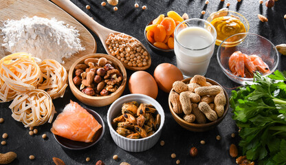 Composition with common food allergens