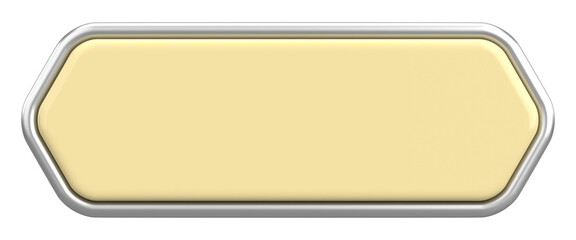 Obraz premium 3D button. Empty button. 3D illustration.