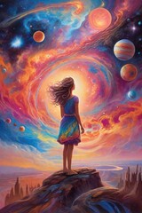 Psychedelic vibrating cosmos