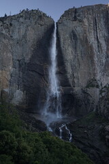 waterfall in the mountains
