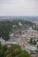 Fototapeta na wymiar Aerial view of Salzburg, Austria