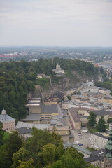 Obraz premium Aerial view of Salzburg, Austria
