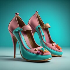 Naklejka premium Women Heels , Professional Photography Of Heels