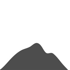 Foggy Mountains Silhouette