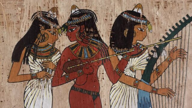 Ancient Manuscript Egyptian Papyrus