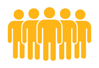 Symbol, ikona ludzi. Plik wektorowy