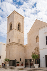 Polignano a Mare street view in Italy