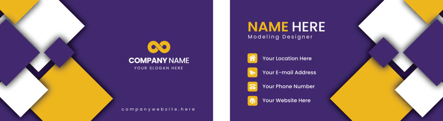 Sophisticated Business Card Layout