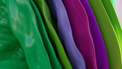 3d rendered illustration of a background with clothes