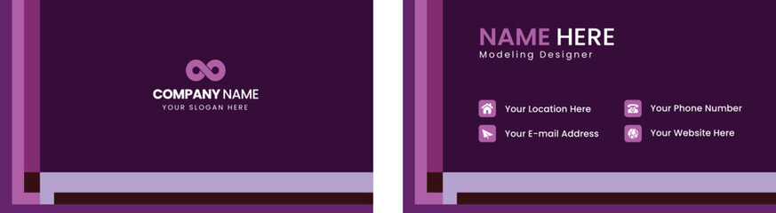 Minimalist Professional Business Card Design