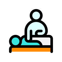 Editable massage vector icon. Wellness, spa, relaxation. Part of a big icon set family. Perfect for web and app interfaces, presentations, infographics, etc