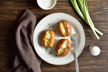 Oven baked potato