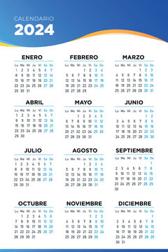 Calendario 2024 Español