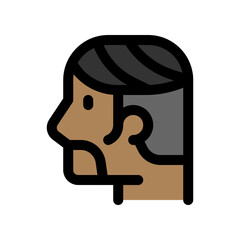 Editable hair style vector icon. Barbershop, lifestyle, grooming. Part of a big icon set family. Perfect for web and app interfaces, presentations, infographics, etc