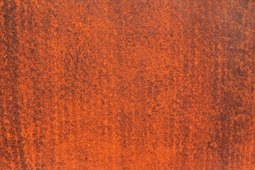 Rusty metallic surface on wall