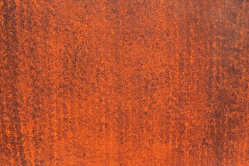 Rusty metallic surface on wall