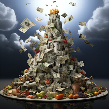 Set of flying money,,,
Falling money pyramid made of us dollar's banknotes. stock photo,,,,

