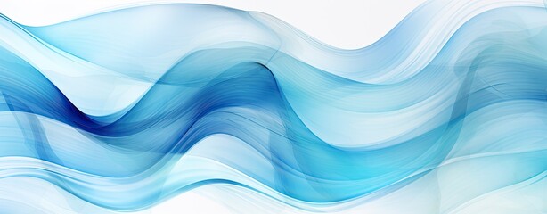 abstract blue waves background