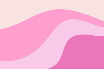 Pink Blue Gradient Abstract Wavy Vector Background