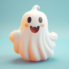 Cute 3d halloween ghost