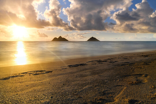 Long exposure at sunrise
