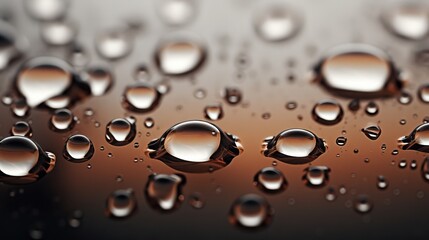 Abstract rain drops macro, magnified inner reflection, clean uncluttered minimalism with clear...