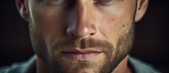 close up photo of a man in his 30s